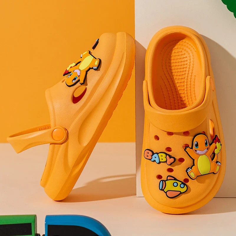 Sandales Pokémon pour enfants motif Jigglypuff Pikachu, Salamèche ou Carapuce