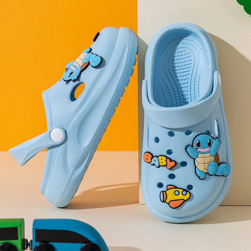 Sandales Pokémon pour enfants motif Jigglypuff Pikachu, Salamèche ou Carapuce
