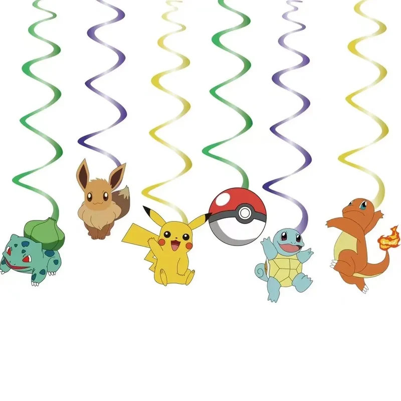 Décorations d'anniversaire pour enfants Pokémon - assiettes, tasses, bannières, nappes, etc.