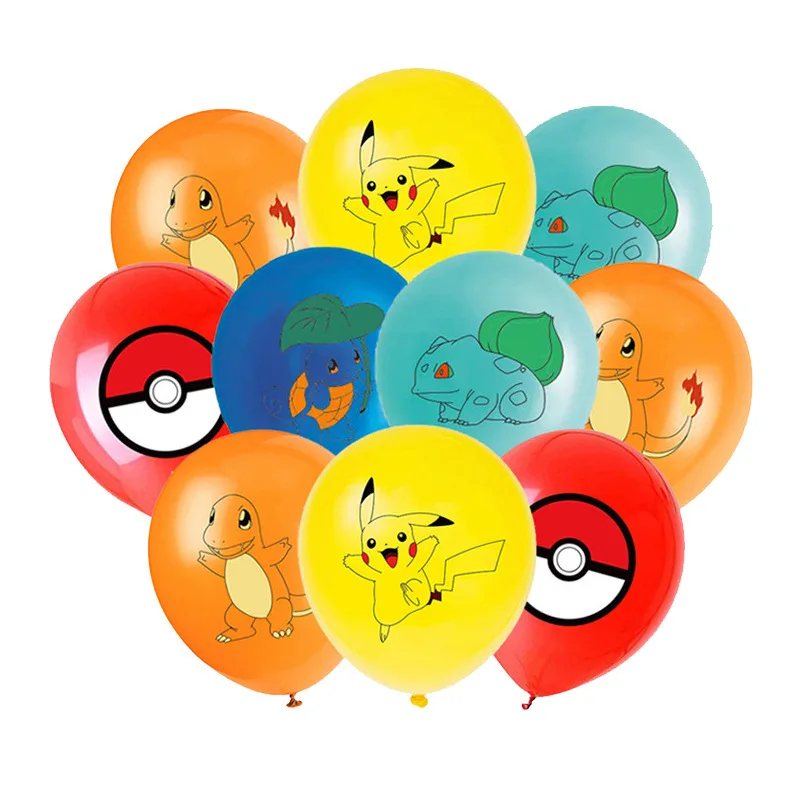 Décorations d'anniversaire pour enfants Pokémon - assiettes, tasses, bannières, nappes, etc.
