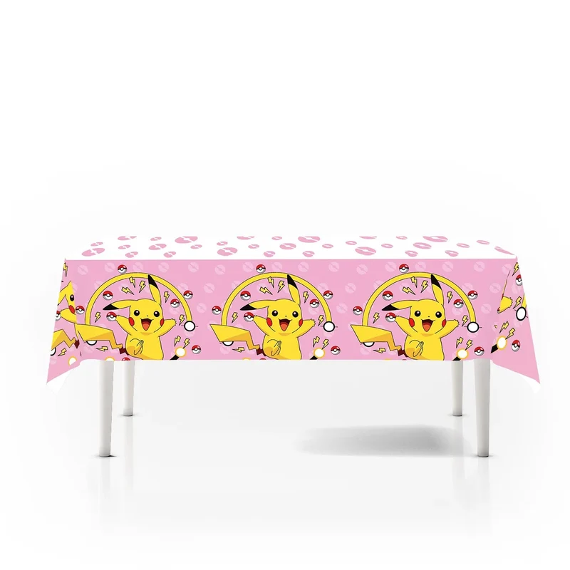 Décorations d'anniversaire pour enfants Pokémon - assiettes, tasses, bannières, nappes, etc.