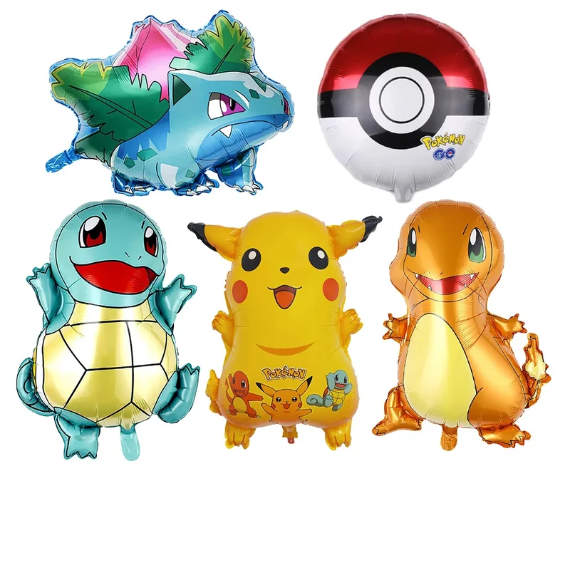 Décorations d'anniversaire pour enfants Pokémon - assiettes, tasses, bannières, nappes, etc.
