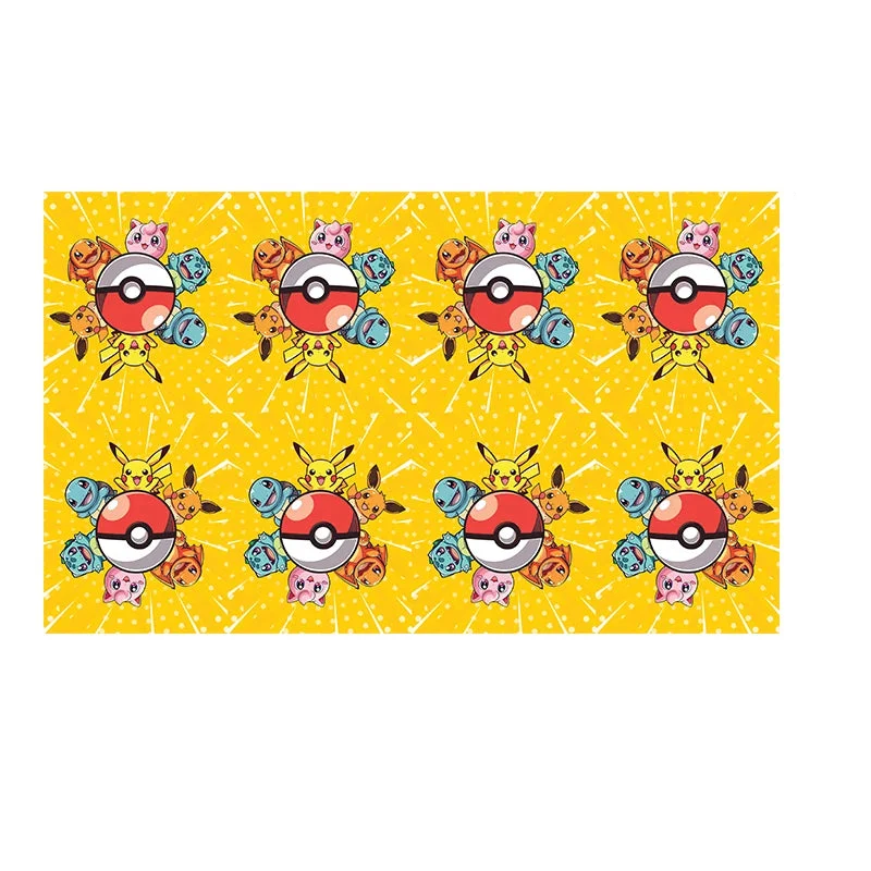 Décorations d'anniversaire pour enfants Pokémon - assiettes, tasses, bannières, nappes, etc.