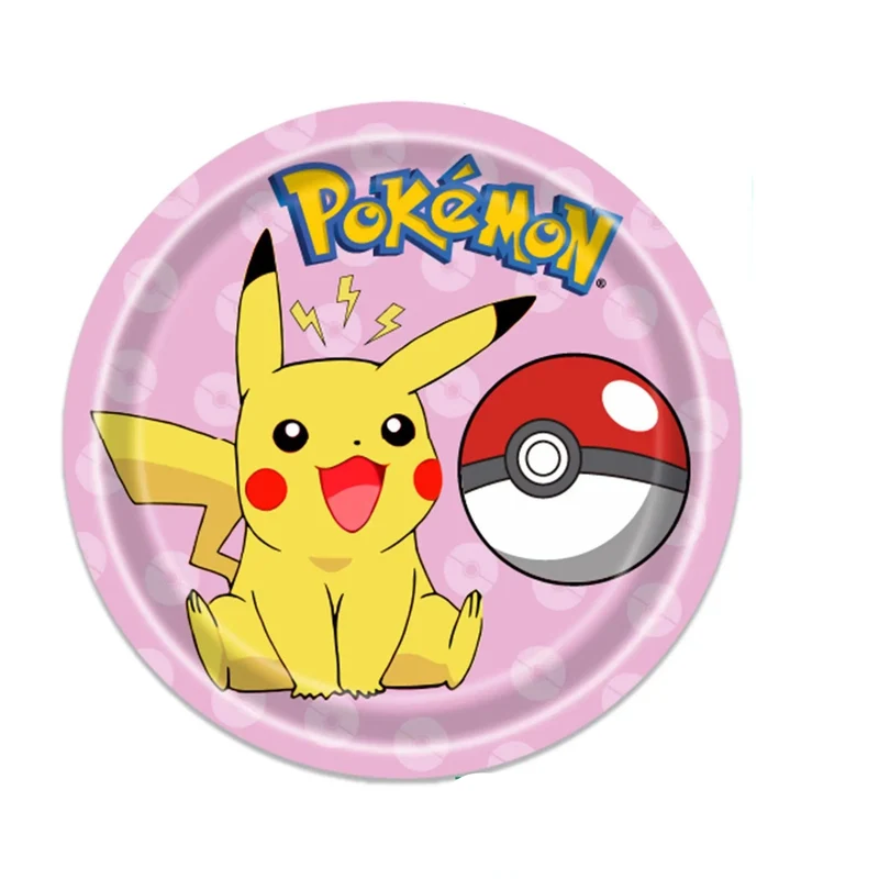 Décorations d'anniversaire pour enfants Pokémon - assiettes, tasses, bannières, nappes, etc.