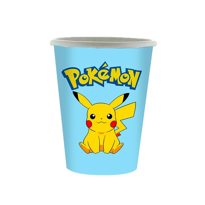 Décorations d'anniversaire pour enfants Pokémon - assiettes, tasses, bannières, nappes, etc.