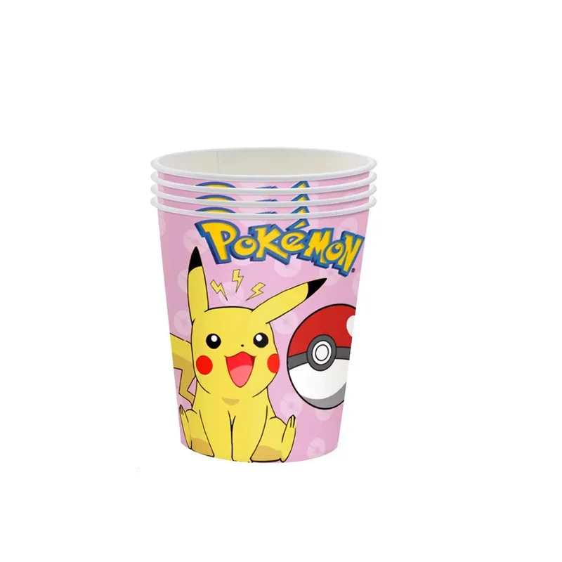 Décorations d'anniversaire pour enfants Pokémon - assiettes, tasses, bannières, nappes, etc.