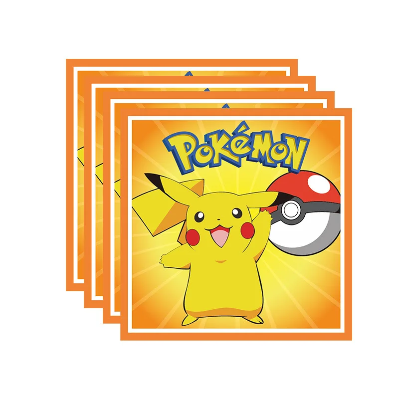 Décorations d'anniversaire pour enfants Pokémon - assiettes, tasses, bannières, nappes, etc.