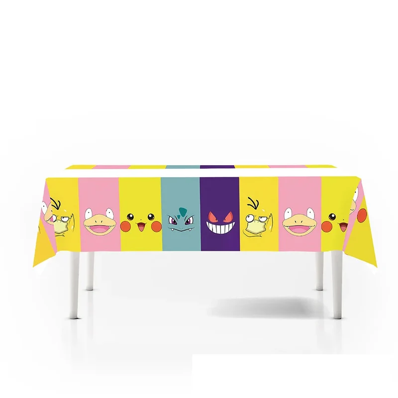 Décorations d'anniversaire pour enfants Pokémon - assiettes, tasses, bannières, nappes, etc.