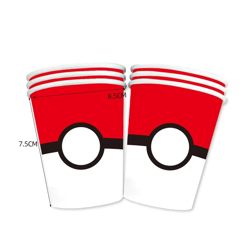 Décorations d'anniversaire pour enfants Pokémon - assiettes, tasses, bannières, nappes, etc.