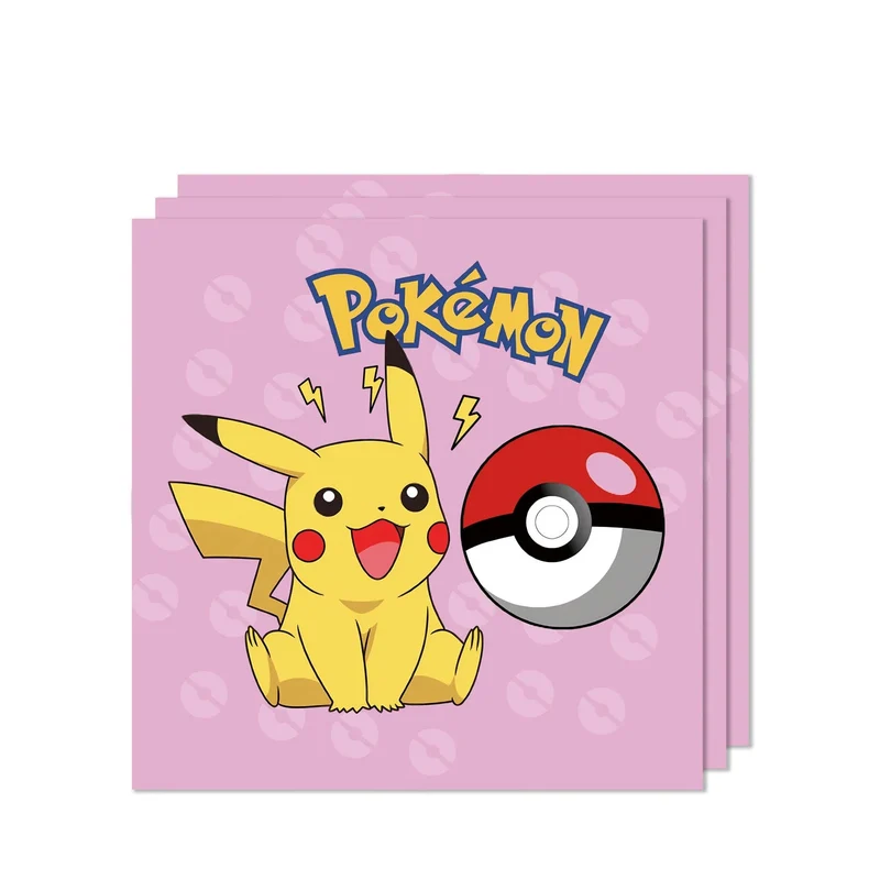 Décorations d'anniversaire pour enfants Pokémon - assiettes, tasses, bannières, nappes, etc.