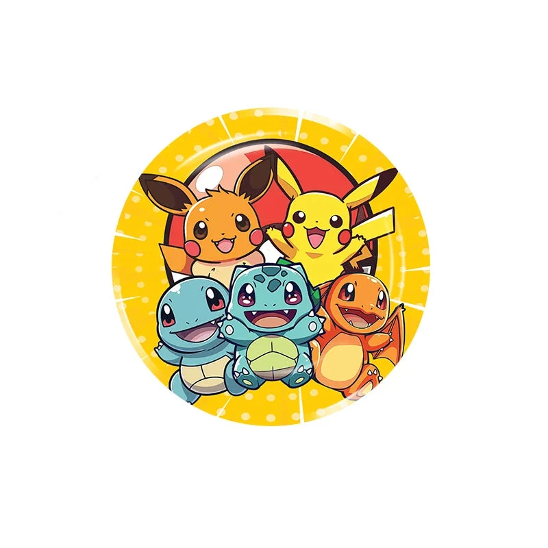 Décorations d'anniversaire pour enfants Pokémon - assiettes, tasses, bannières, nappes, etc.