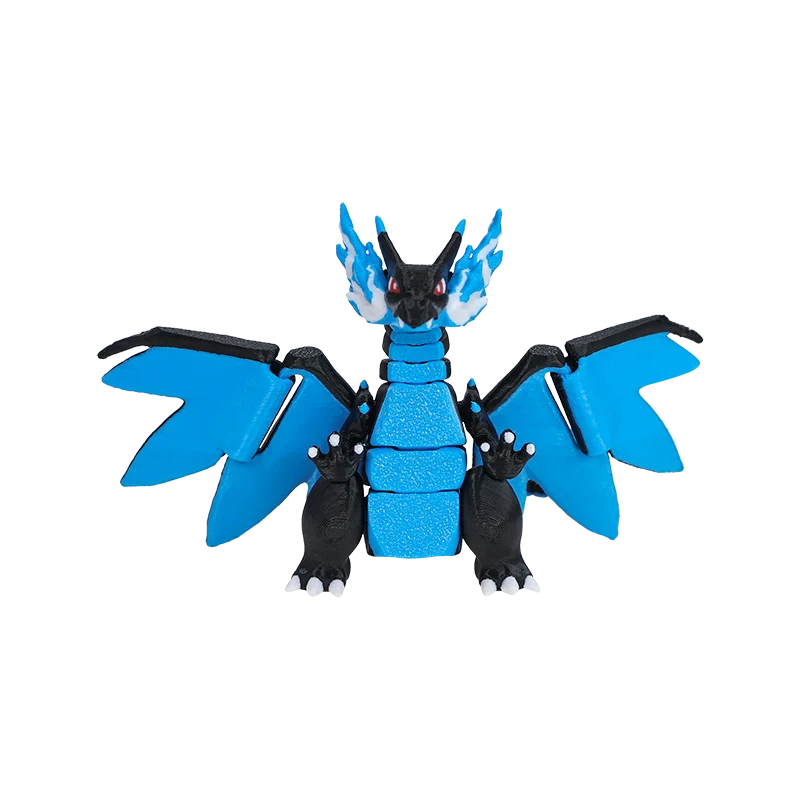Figurine Pokémon Méga Dracaufeu X mobile avec œuf Méga Dracaufeu