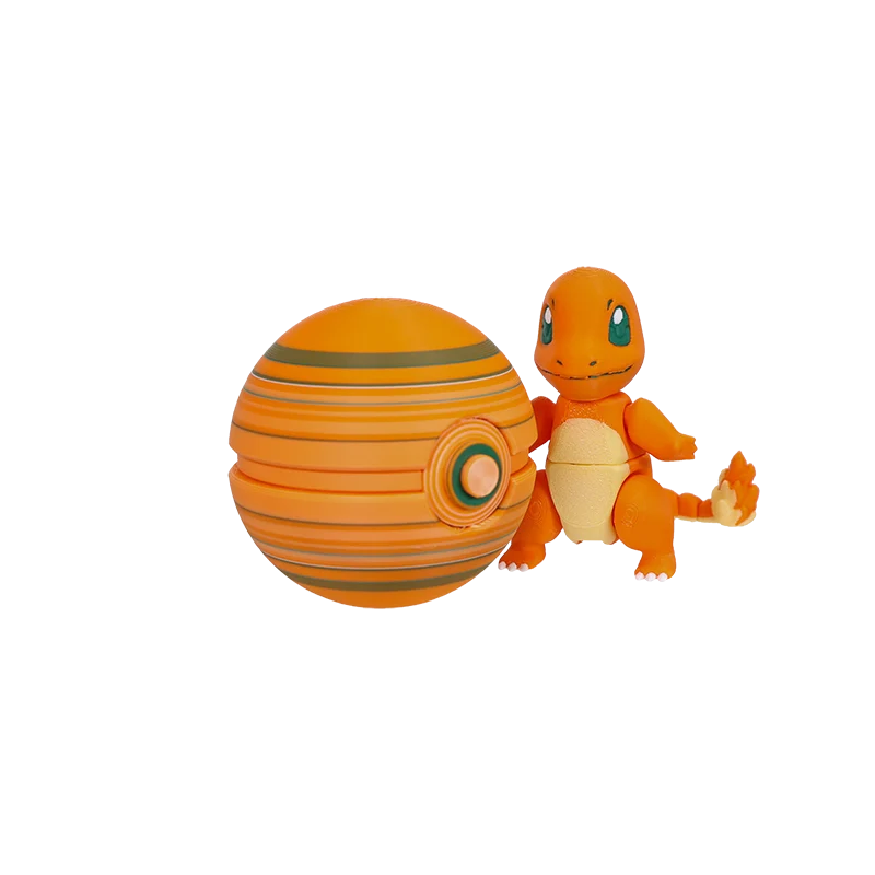 Figurine Pokémon Charmander mobile avec Pokéball