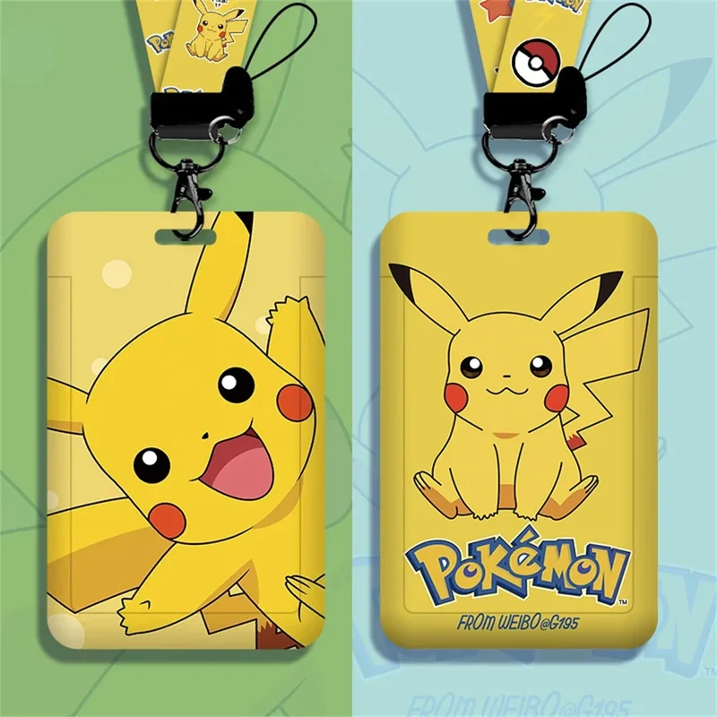 Badge Pokémon Pikachu Kawaii avec cordon