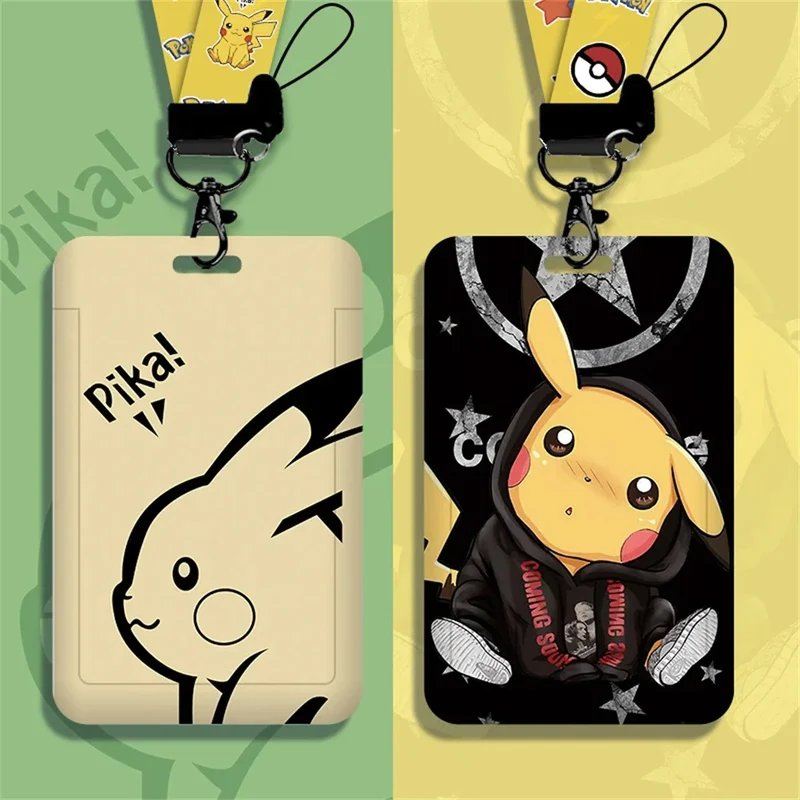 Badge Pokémon Pikachu Kawaii avec cordon