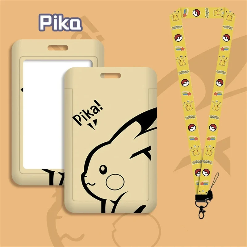 Badge Pokémon Pikachu Kawaii avec cordon