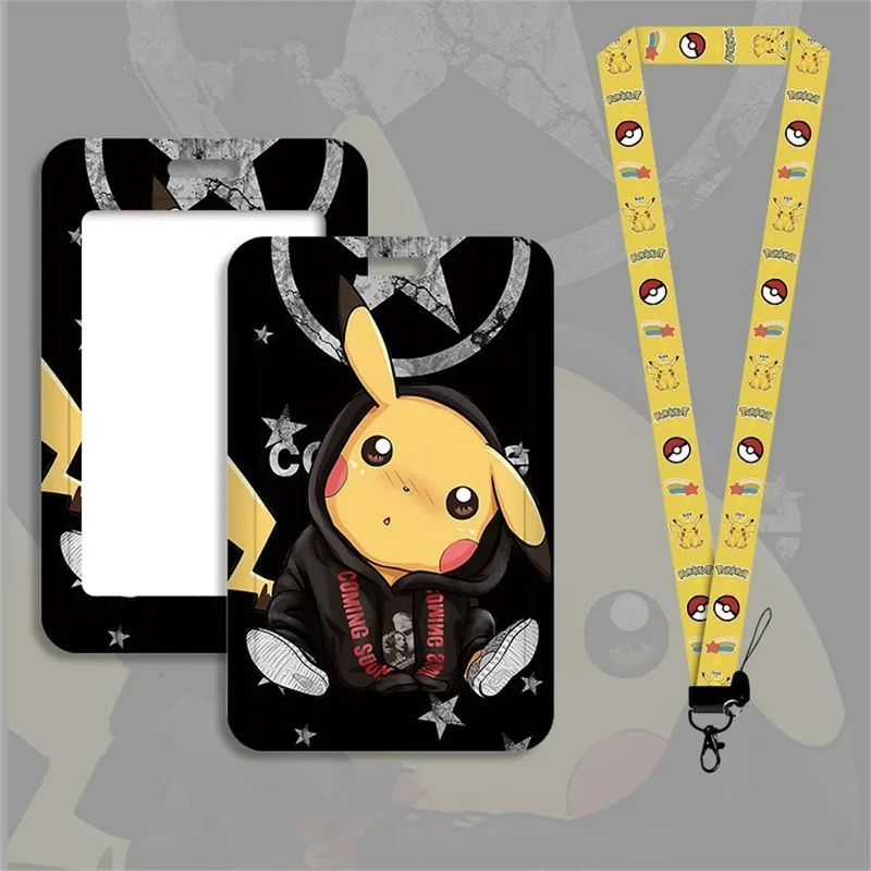Badge Pokémon Pikachu Kawaii avec cordon