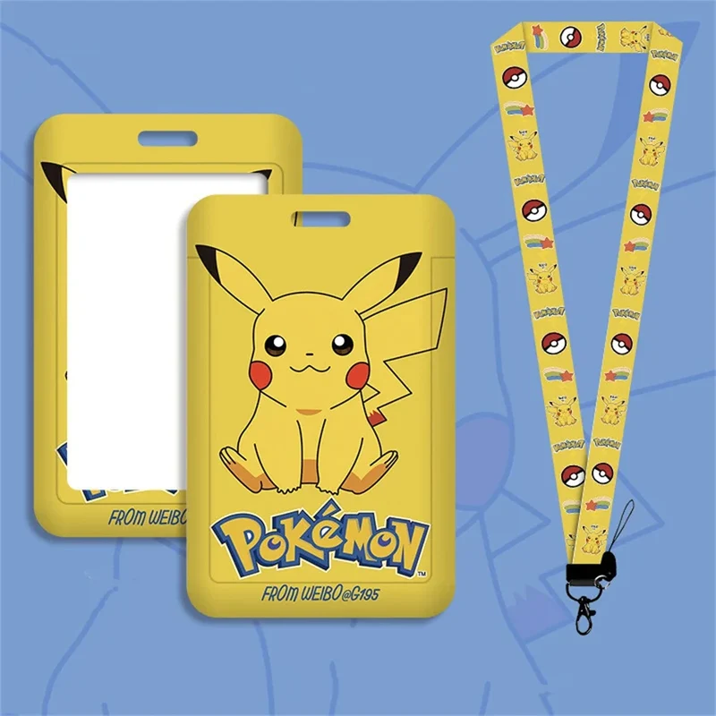 Badge Pokémon Pikachu Kawaii avec cordon