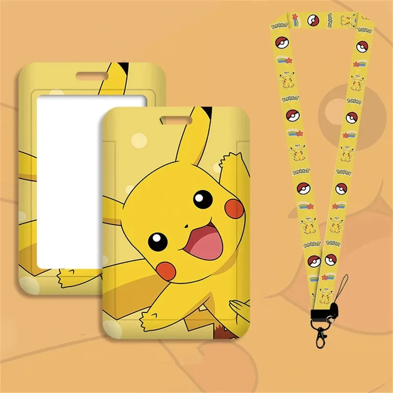 Badge Pokémon Pikachu Kawaii avec cordon