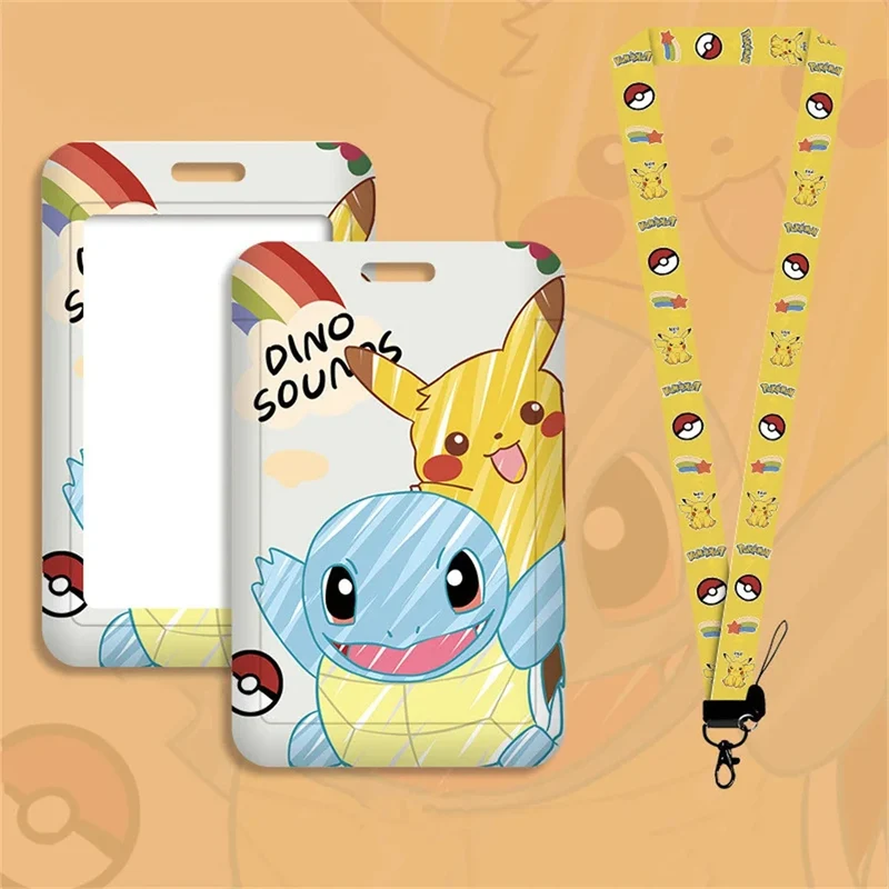 Badge Pokémon Pikachu Kawaii avec cordon