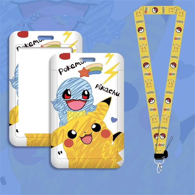 Badge Pokémon Pikachu Kawaii avec cordon