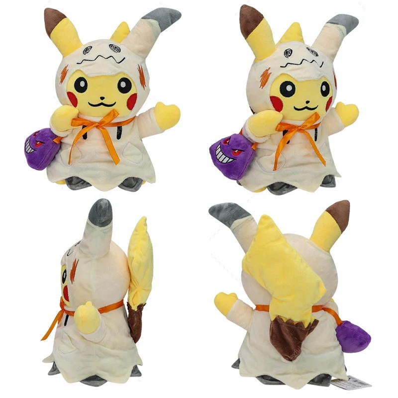Cosplay d'Halloween Pikachu dans le rôle de Morpeko. Mimikyu Mimigma ou Brimano Hattrem