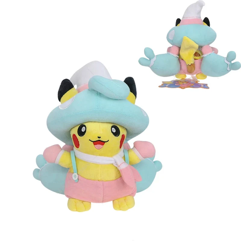Cosplay d'Halloween Pikachu dans le rôle de Morpeko. Mimikyu Mimigma ou Brimano Hattrem