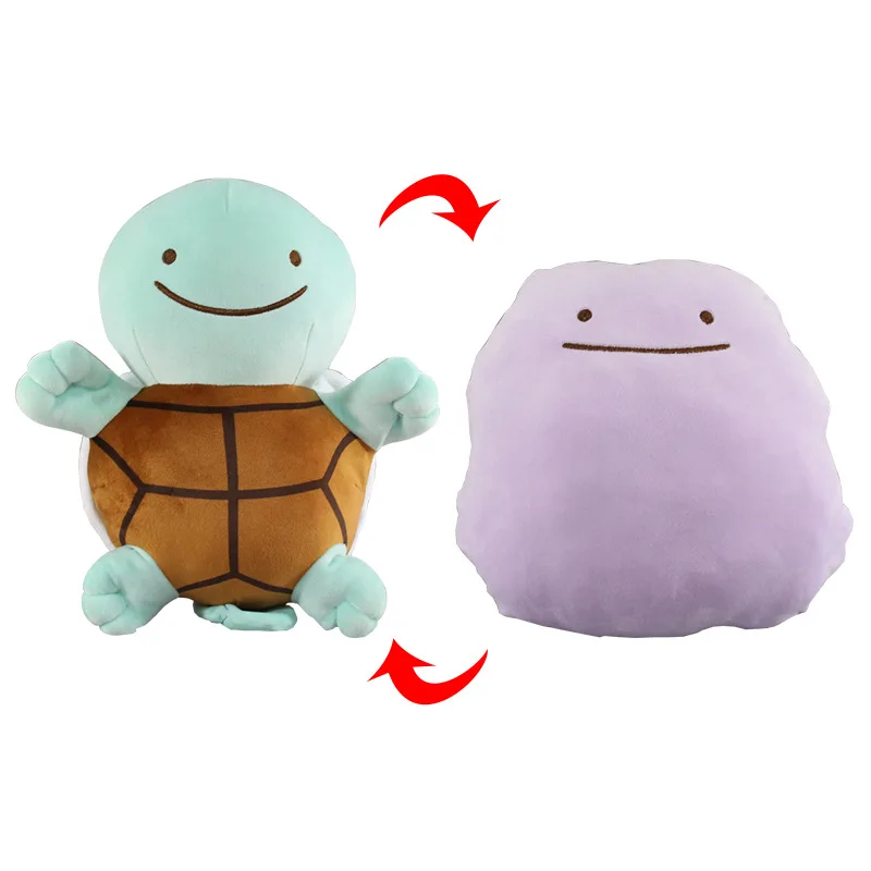 La peluche Pokémon transformable Ditto se transforme en Ronflex, Pikachu, Carapuce, etc.