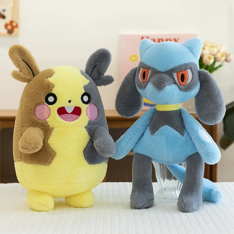 Grandes peluches Lucario ou Morpeko (environ 35 cm)