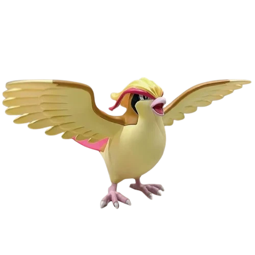 Figurine Pokémon Pigeon Boss Pidgeot (environ 15 x 9 x 7 cm)