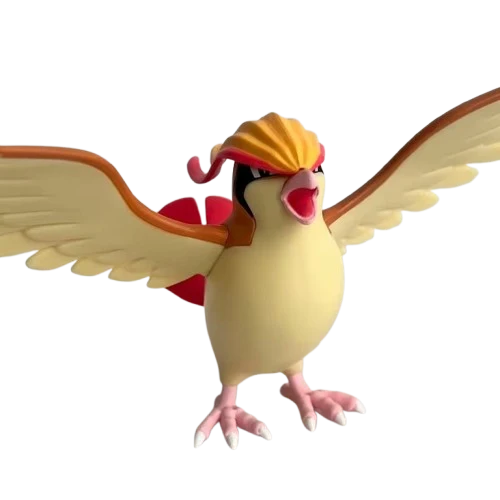 Figurine Pokémon Pigeon Boss Pidgeot (environ 15 x 9 x 7 cm)