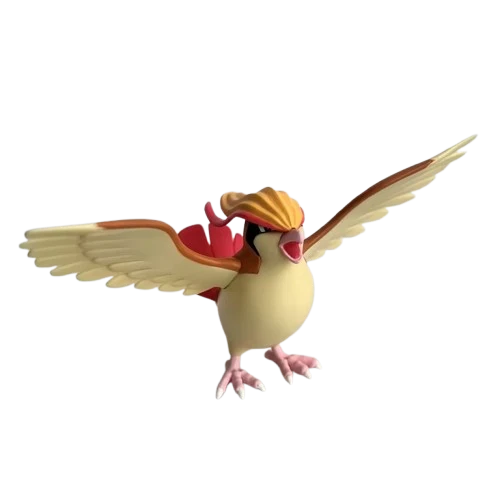 Figurine Pokémon Pigeon Boss Pidgeot (environ 15 x 9 x 7 cm)