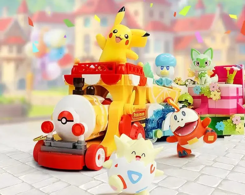 Figurines de construction Pokémon aux designs très différents