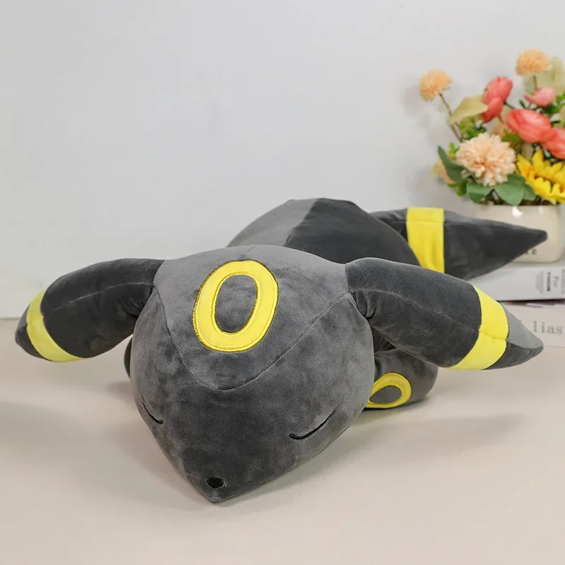 Adorable peluche Pokémon Umbreon Nachtara endormie (environ 60 cm)