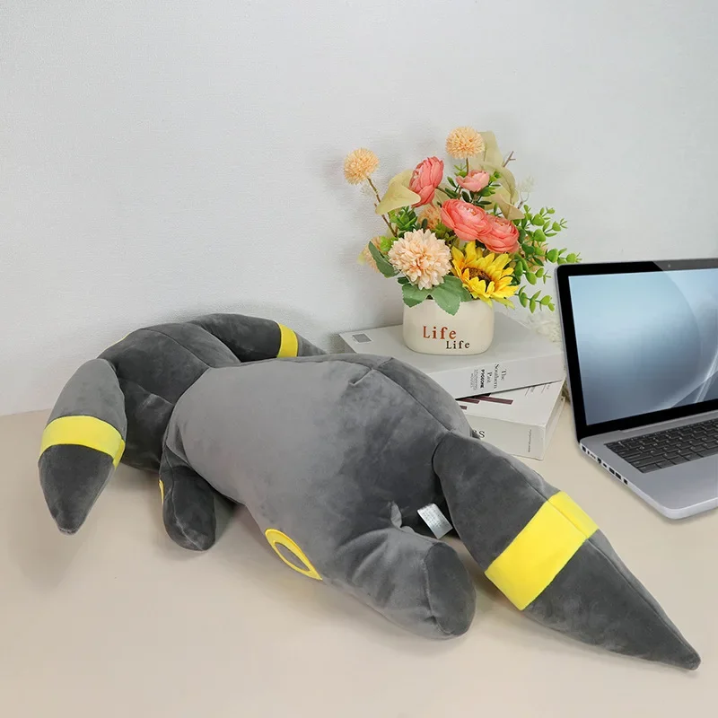 Adorable peluche Pokémon Umbreon Nachtara endormie (environ 60 cm)