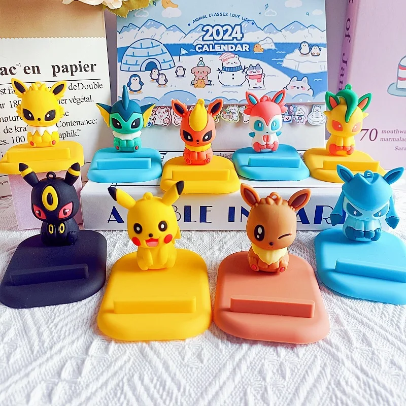 Supports de téléphone portable Pikachu, Evoli, Evoli Evolutions dans de nombreux modèles et couleurs
