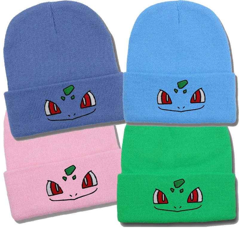 Bonnets d'hiver douillets Bisasam Bulbasaur aux couleurs tendance