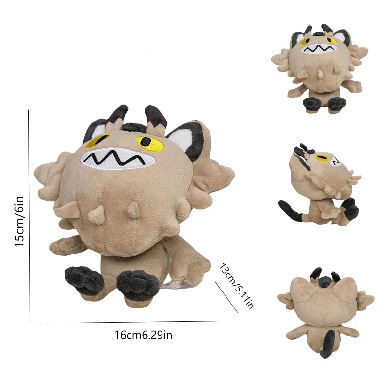 Peluche Pokémon Galar Meowth Galarian Meowth (environ 15 cm)