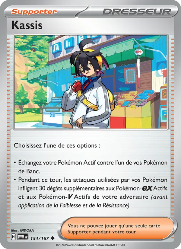 Kassis 154/167 — EV06 – Mascarade Crépusculaire — Carte Pokémon française