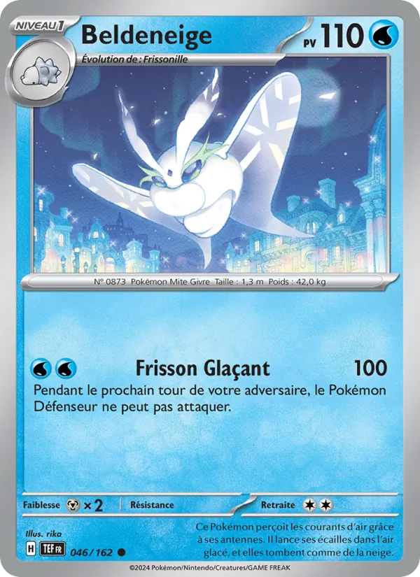 Beldeneige 46/162 — EV05 – Forces Temporelles — Carte Pokémon française