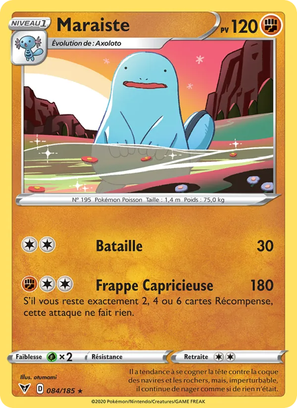 Maraiste 84/185 — EB04 — Voltage Éclatant — Carte Pokémon française
