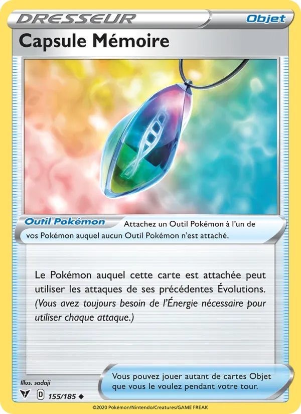 Capsule Mémoire 155/185 — EB04 — Voltage Éclatant — Carte Pokémon française