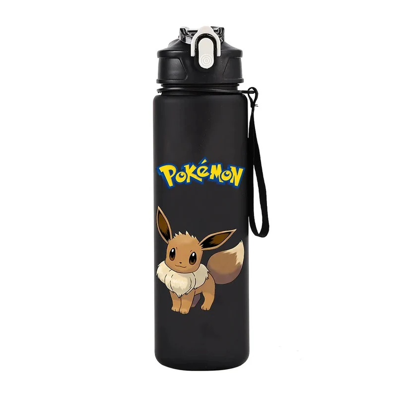 Bouteille d'eau Pokémon colorée pour l'école, le sport et les loisirs (700 ml)