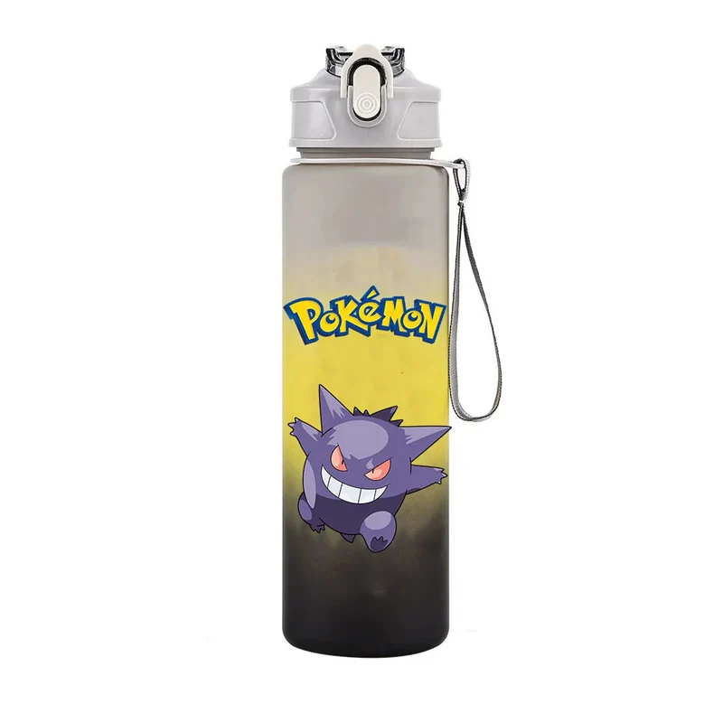 Bouteille d'eau Pokémon colorée pour l'école, le sport et les loisirs (700 ml)