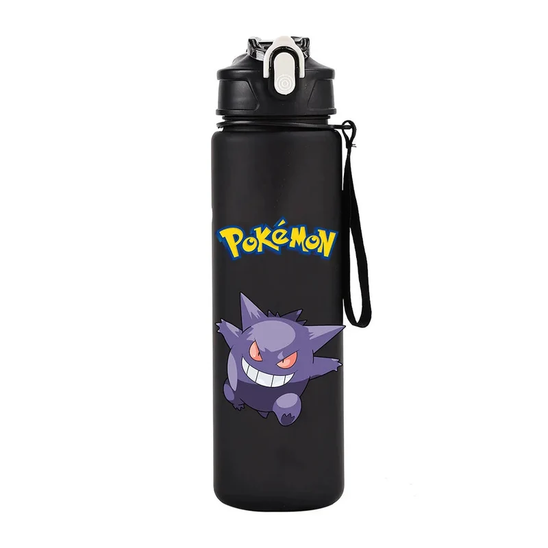 Bouteille d'eau Pokémon colorée pour l'école, le sport et les loisirs (700 ml)