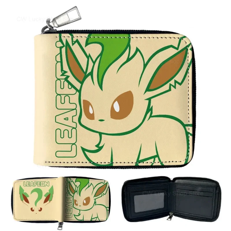 Petit portefeuille zippé Eevee Evolutions