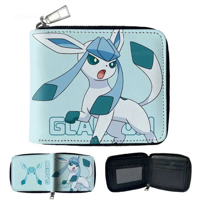 Petit portefeuille zippé Eevee Evolutions