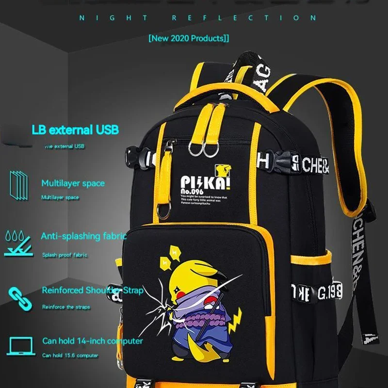 Sac à dos d'école Pikachu cool