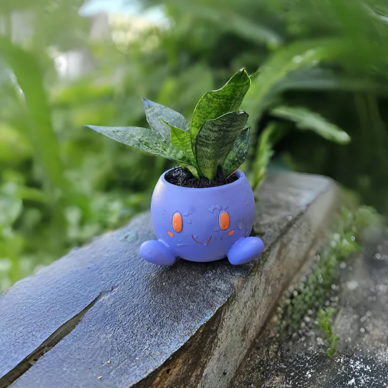 Pot de fleurs Pokémon Myrapla Oddish (environ 10x6cm)