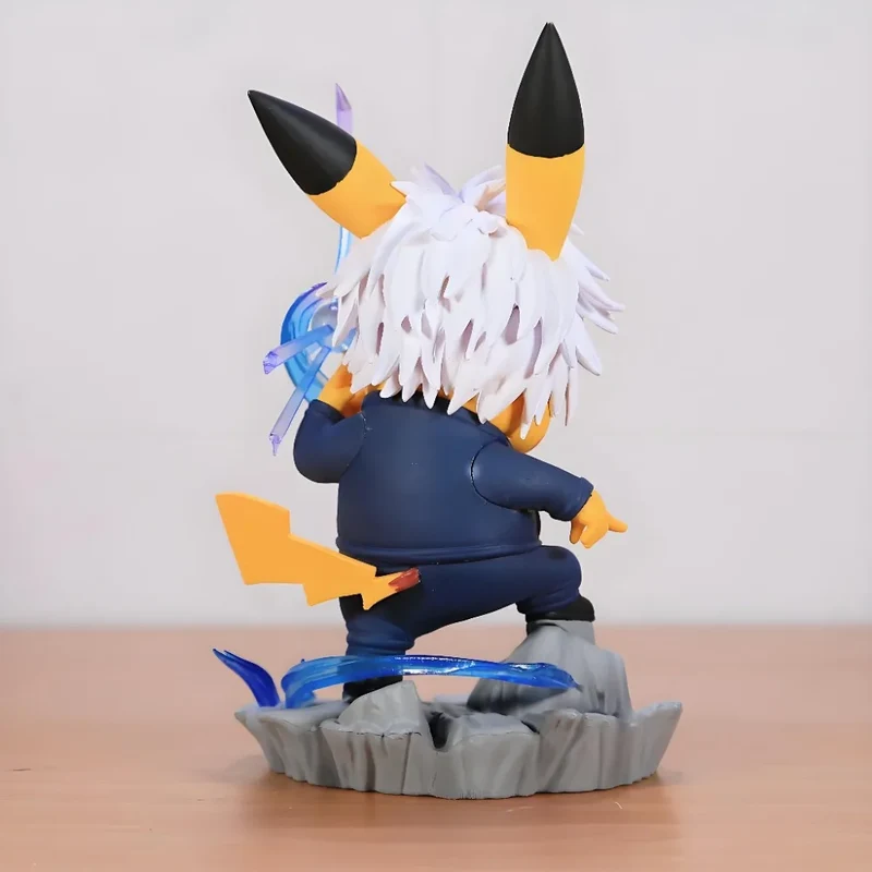 Figurine Pikachu Cosplay Gojo Satoru (environ 14 cm)